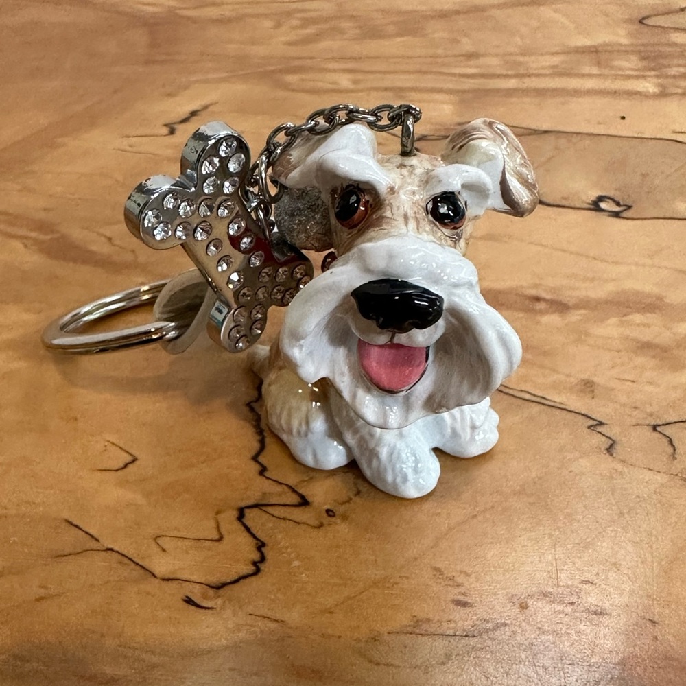 Schnauzer Key Ring by Blue Witch NEW